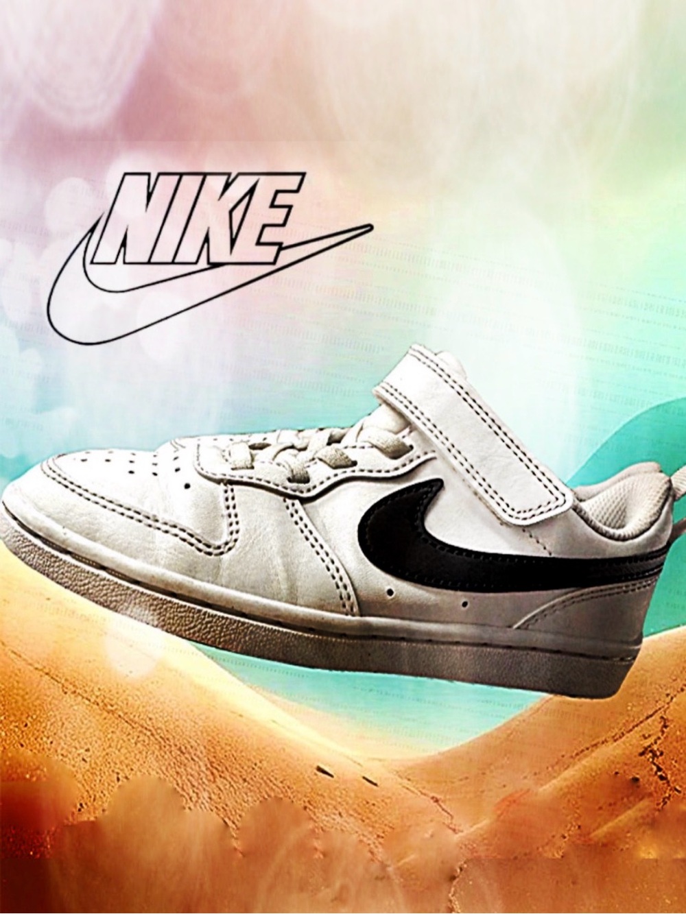 Nike Boy's Court Borough Sneakers